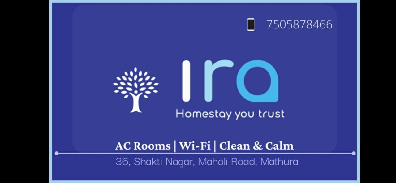 Ira Homestay Mathura - Divine Spiritual Stay Exteriör bild
